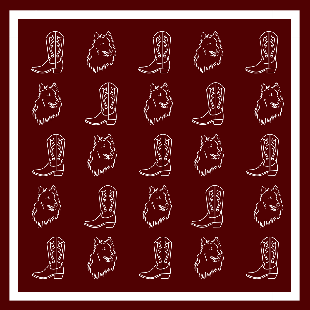 Texas A&M Bandana Gameday Scarf (3 PRINTS AVAILABLE)