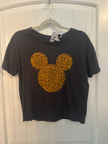 8. Leopard Mickey Tee Women’s M (NWT)