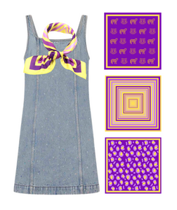 LSU Bandana Gameday Scarf (3 PRINTS AVAILABLE)