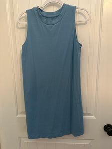 82. Blue Cotton Dress Size S (VGUC)