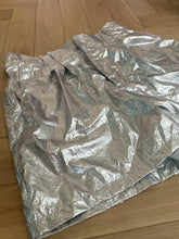 Load image into Gallery viewer, 149. Silver Metallic Shorts Size L (VGUC)