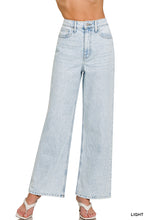 Load image into Gallery viewer, High Waist Wide Leg Straight Denim Pants