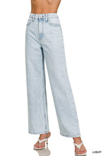 Load image into Gallery viewer, High Waist Wide Leg Straight Denim Pants