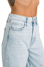 Load image into Gallery viewer, High Waist Wide Leg Straight Denim Pants