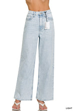 Load image into Gallery viewer, High Waist Wide Leg Straight Denim Pants