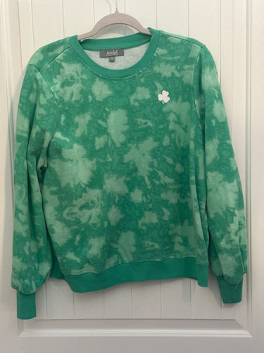 69. Tie Dye Shamrock Sweatshirt Size XL (VGUc)