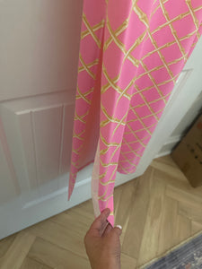 57. Sailor + Sailor Pink Bamboo Trellis Maxi Size S (NWOT)