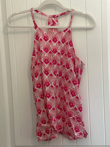 150. Escapada Pink Ikat Print Tank Size S (VGUC)