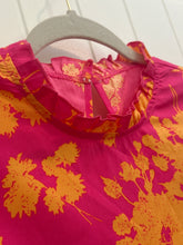 Load image into Gallery viewer, 133. Pink/Orange Blouse Size M (VGUC)