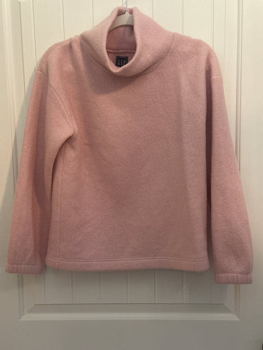 66. GAP Pink Fleece Turtleneck Size S (GUC)