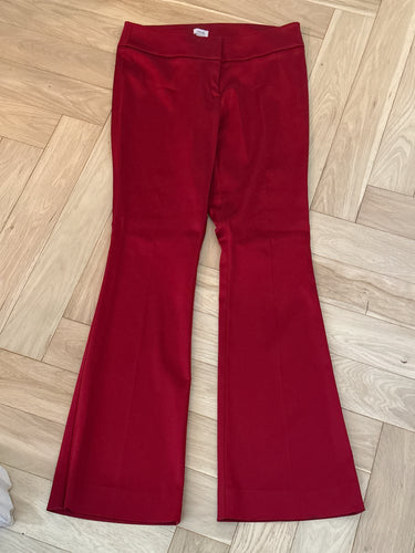 79. CACHE Red Silky Pants Size 4 (VGUC)