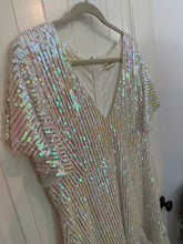 Load image into Gallery viewer, 127. White Sequin Dress 3XL (VGUC)