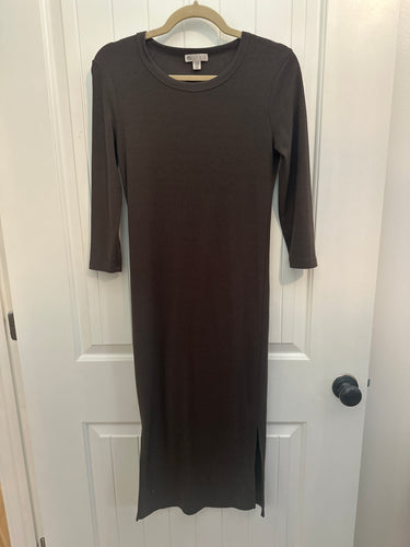103. Lila Rose Grey Knit Dress Size S (VGUC)