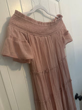 Load image into Gallery viewer, 153. Mauve Off Shoulder Dress Size M (VGUC)