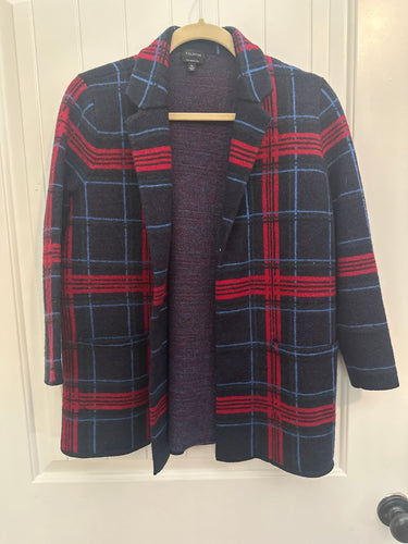 107. Talbots Plaid Blazer Size XL (VGUC)