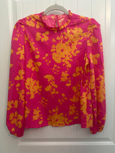 Load image into Gallery viewer, 133. Pink/Orange Blouse Size M (VGUC)