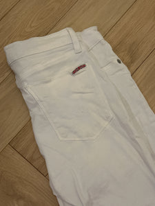 167. HUDSON White Skinny Denim Size 27 (VGUC)