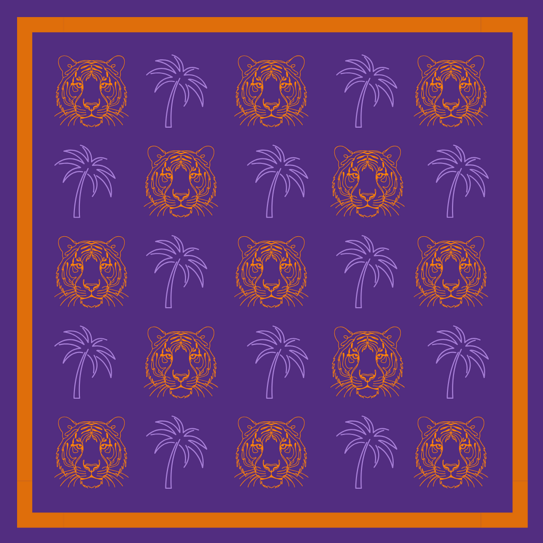 Clemson Bandana Gameday Scarf (3 PRINTS AVAILABLE)