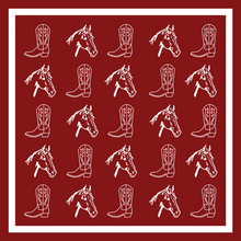 Load image into Gallery viewer, Oklahoma Bandana Gameday Scarf (3 PRINTS AVAILABLE)