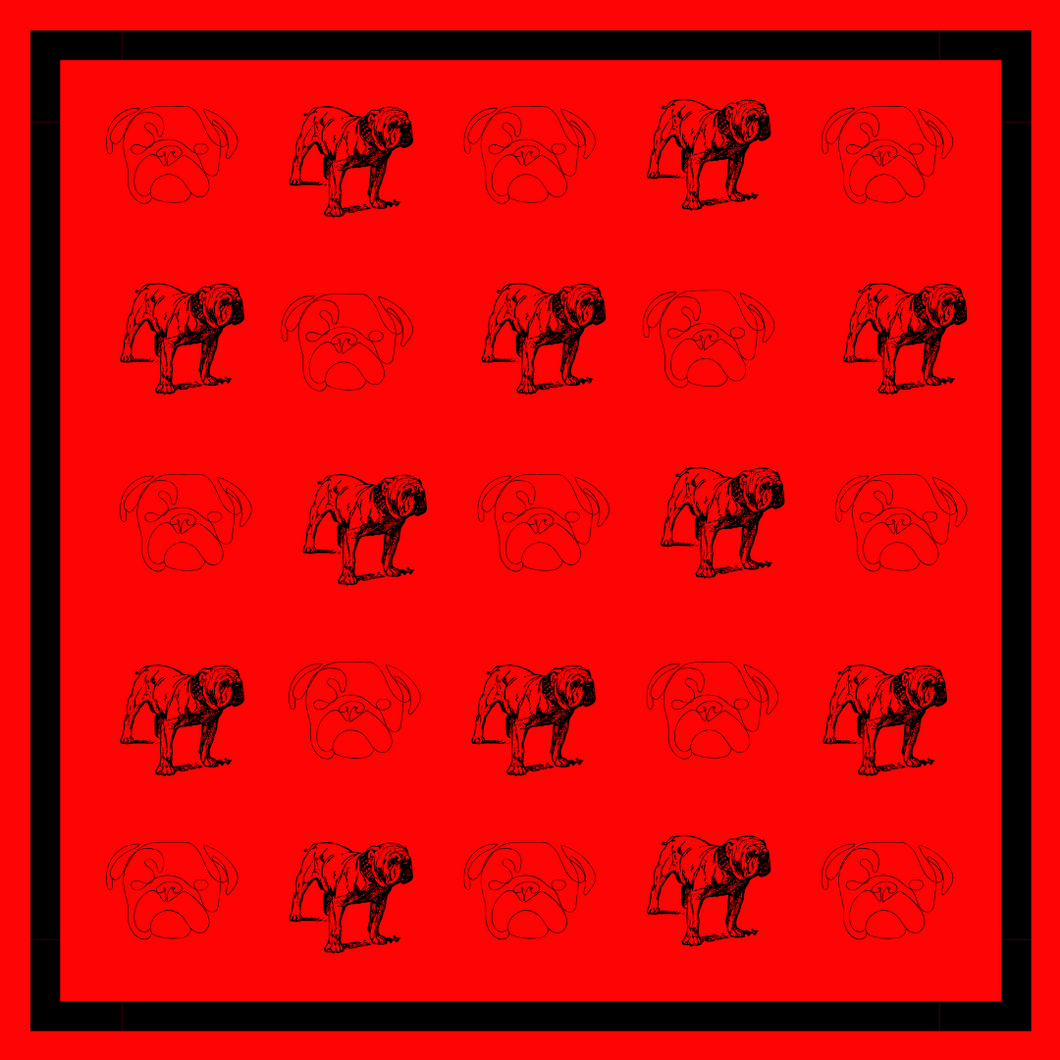 Georgia Bandana Gameday Scarf (3 PRINTS AVAILABLE)