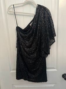 97. Jessica Simpson One Shoulder Sequin Dress Size 8 (VGUC)