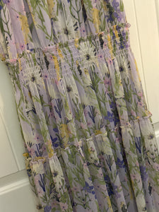 43. Taylor Lavender Floral Maxi Size 6 (VGUC)