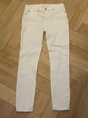 167. HUDSON White Skinny Denim Size 27 (VGUC)