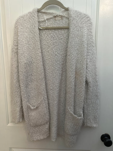 129. Off White Cardigan Size S (VGUC)