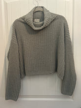 Load image into Gallery viewer, 65. Mink Turtleneck Sweater Size L (GUC)
