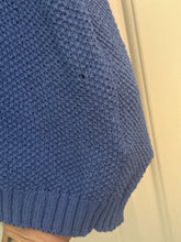 Load image into Gallery viewer, 36. Open Back Blue Sweater Tank (GUC)