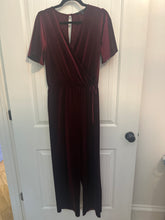 Load image into Gallery viewer, 56. Burgundy Velvet Pants Maxi Size M (VGUC)