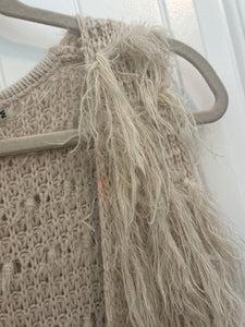 123. Fringe Vest Size M (GUC)