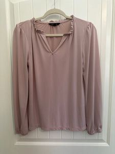 145. Banana Republic Mauve Blouse Size S (VGUC)