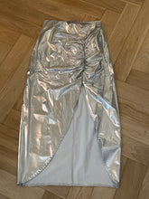 Load image into Gallery viewer, 83. NOVA Silver Slit Skirt