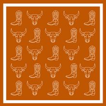 Load image into Gallery viewer, Texas Bandana Gameday Scarf (3 PRINTS AVAILABLE)