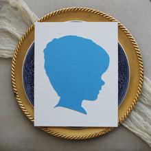 Load image into Gallery viewer, Blue and White Silhouettes