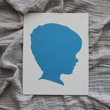 Load image into Gallery viewer, Blue and White Silhouettes