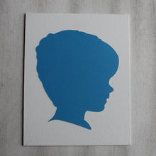 Load image into Gallery viewer, Blue and White Silhouettes