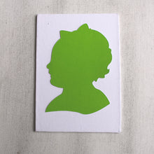 Load image into Gallery viewer, Green and White Silhouettes