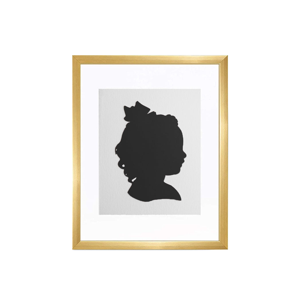 Framed 8x10 Silhouettes