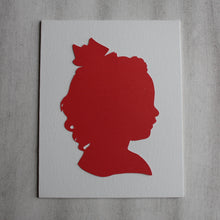 Load image into Gallery viewer, Red and White Silhouettes