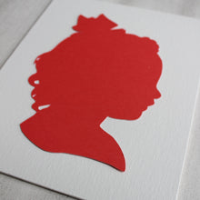 Load image into Gallery viewer, Red and White Silhouettes